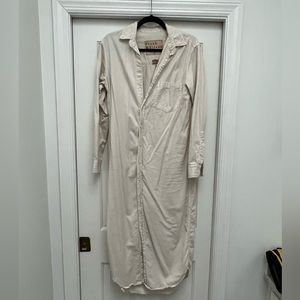 Frank & Eileen Rory Dress White Cream Denim